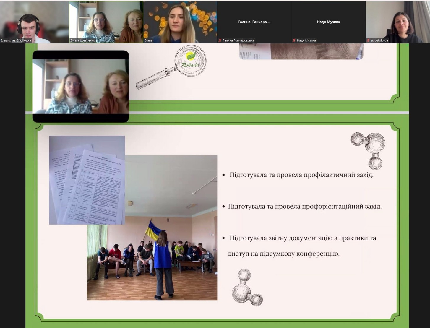 Аналіз виконаних завдань практики